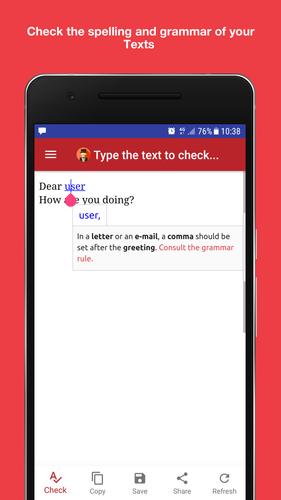 Correcteur d'orthographe et de grammaire Anglais pour Android - Téléchargez  l'APK