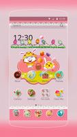 Pink Rabbit Theme ảnh chụp màn hình 3