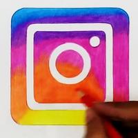 Poster How to Draw a Instagram