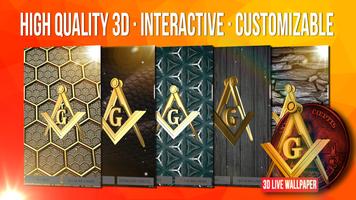 Freemason 3D Live Wallpaper تصوير الشاشة 1