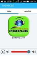 Radio Radar CBS 104.4FM الملصق