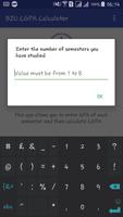 BZU CGPA Calculator Screenshot 1