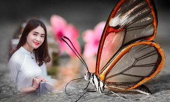 Butterfly photo frames Poster