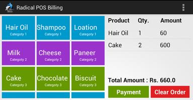 Radical POS Billing ảnh chụp màn hình 1