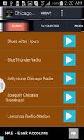 Chicago Blues Music Radio Cartaz