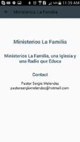 Ministerio La Familia تصوير الشاشة 1