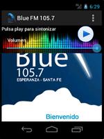 Blue FM 105.7 poster