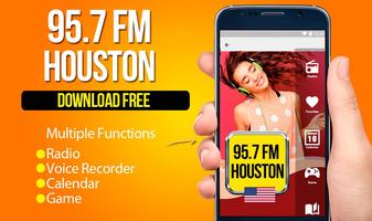 95.7 Radio Station Houston free radio player poster
