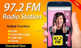 97.2 Radio FM Plakat