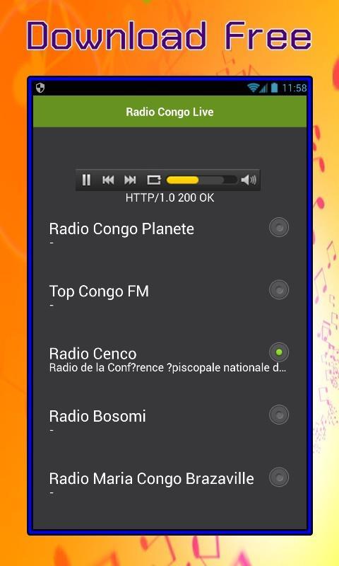 Descarga de APK de Radio Congo en directo para Android