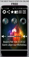 پوستر Boom FM 104.1 CFZZ Saint-Jean-