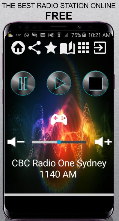 Descarga de APK de CBC Radio One Sydney 1140 AM CA App Radio Free Lis para  Android