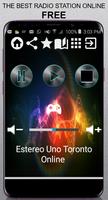 Estereo Uno Toronto Online CA App Radio Free Liste الملصق