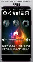 KFLY Radio 70’s 80’s and BEYOND Toronto Online CA الملصق