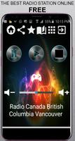 Radio Canada British Columbia Vancouver CA App Rad الملصق