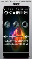 Poster SV Radio Sveriges Radio P4 Dalarna Falun 101.3 FM