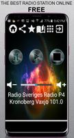 SV Radio Sveriges Radio P4 Kronoberg Vaxjo 101.0 F plakat