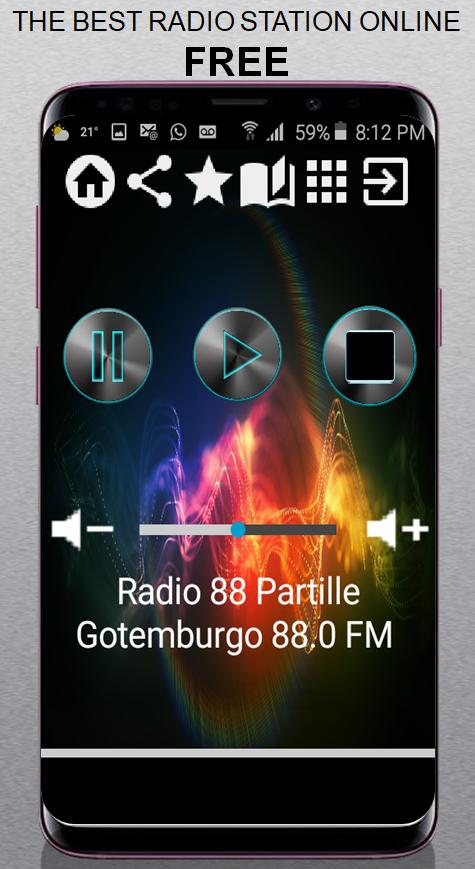 SV Radio 88 Partille Göteborg 88.0 FM App Radio On for Android - APK  Download