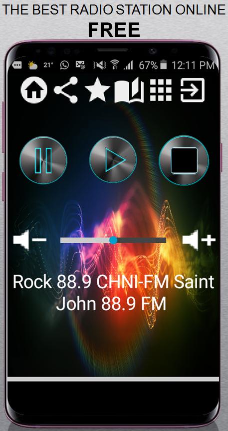 Rock 88.9 CHNI-FM Saint John 88.9 FM CA App Radio for Android - APK Download