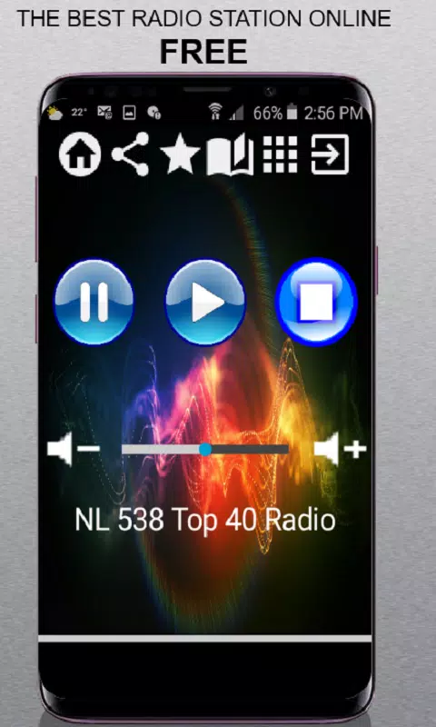 538 Top 40 Radio FM NL App Radio Gratis Online Lui APK للاندرويد تنزيل