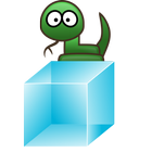 3D Cube Snake icon