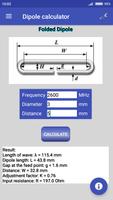 برنامه‌نما Dipole calculator عکس از صفحه