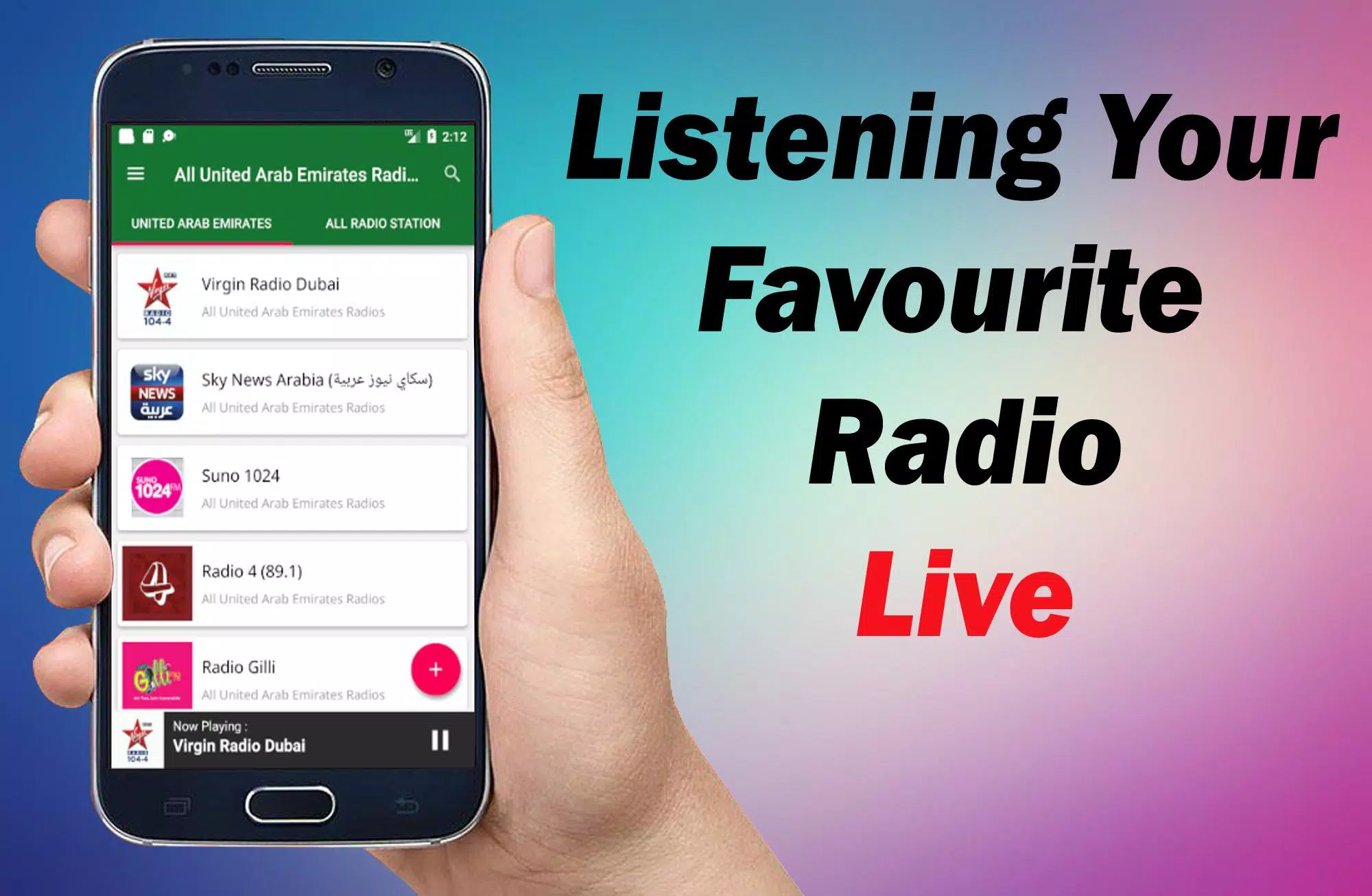 Arab Emirate Radios - UAE FM - Virgin Radio Dubai APK for Android Download