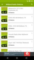 1 Schermata Midland Radio Stations