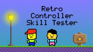Retro Controller Skill Tester Affiche