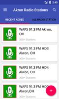 Akron Radio Stations poster