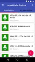 Hawaii radio stations ポスター