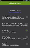 Radio niemieckie FM Live plakat