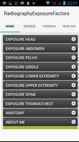 RADIOGRAPHY EXPOSURE FACTORS ảnh chụp màn hình 2