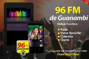 Rádio 96 FM de Guanambi Radio Do Brasil syot layar 1