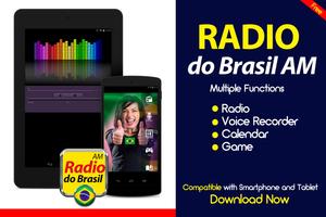 Rádios Online do Brasil Radio do Brasil AM पोस्टर