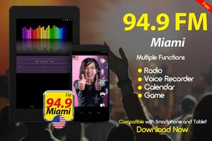 94.9 Radio Miami Radio de Estados Unidos FM USA ảnh chụp màn hình 1