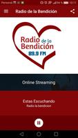 Radio de la Bendicion 89.9 FM Plakat