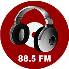 radio fm 88.5 university radio 88.5 fm online 图标