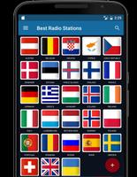 محطات راديو FM العالم العربي الملصق
