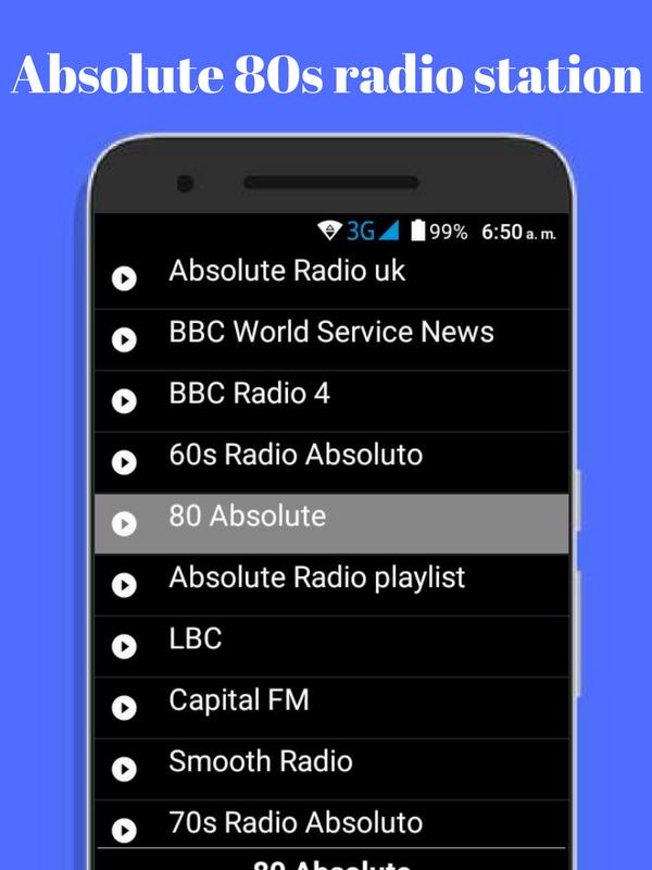 absolute 80s radio station online Dab reino unido APK for Android Download