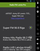 Radio FM Latvia Pro Affiche