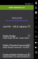 Radio Indonesië live-poster