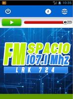 FM Spacio 107.1 الملصق