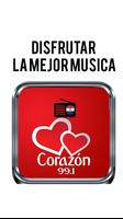 Radio Corazon 99.1 Paraguay Affiche
