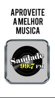 Rádio Saudade FM Santos 99.7 FM São Paulo ポスター