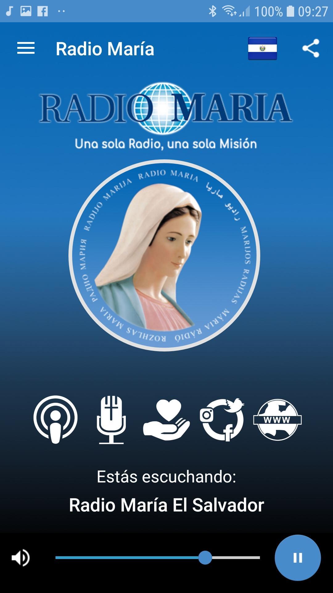 Radio Maria El Salvador für Android - APK herunterladen