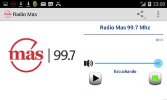 Radio Mas 99.7 capture d'écran 1