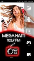 Radio Mega 103.7 fm Haiti Radios and Music plakat