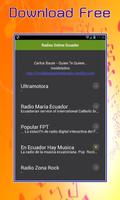 Radios en ligne Equateur Affiche