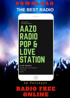 AAZO Radio - Pop & Love ONLINE FREE APP RADIO Affiche